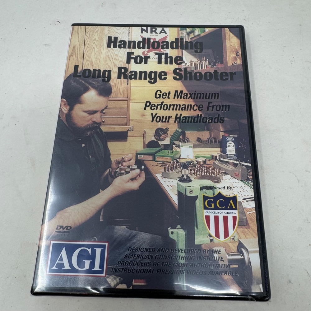AGI Handloading For The Long Range‎ Shooter DVD Darrell Holland Gunsmithing NEW
